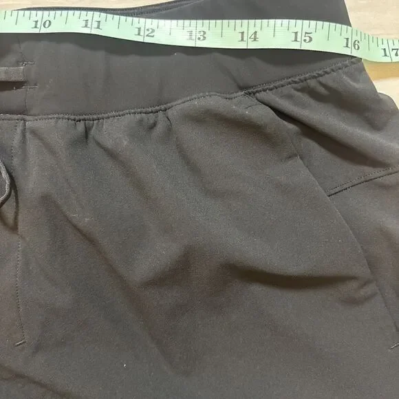 LULULEMON Linerless Men’s Large Black Shorts 5” Inseam athletic Gym - Picture 6 of 8
